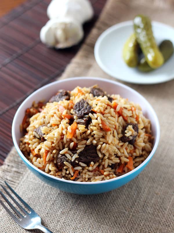 Uzbek Beef Plov - Rice Pilaf