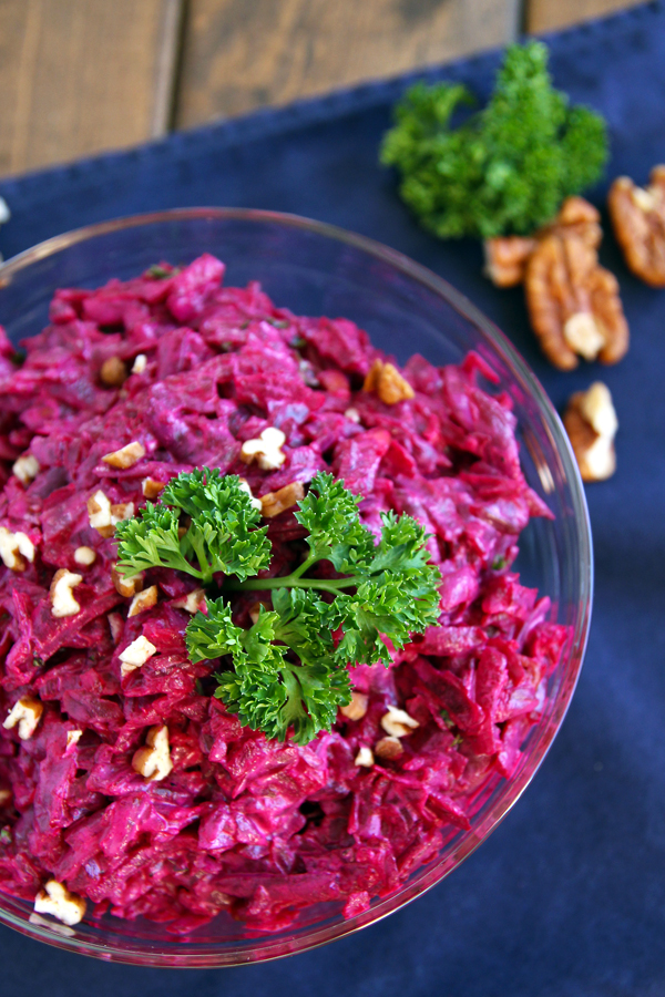 Creamy Russian Beet Salad – LeelaLicious
