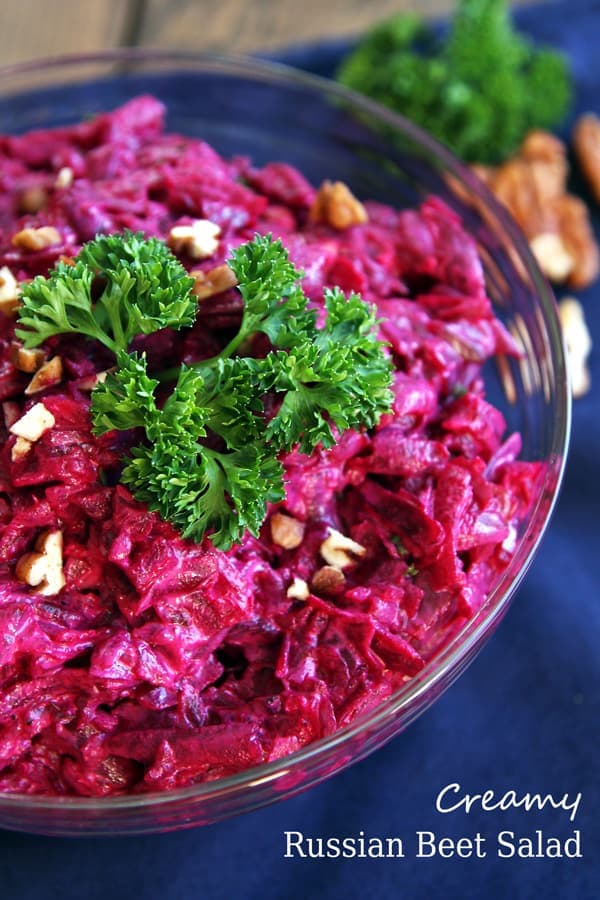 Creamy Russian Beet Salad – LeelaLicious