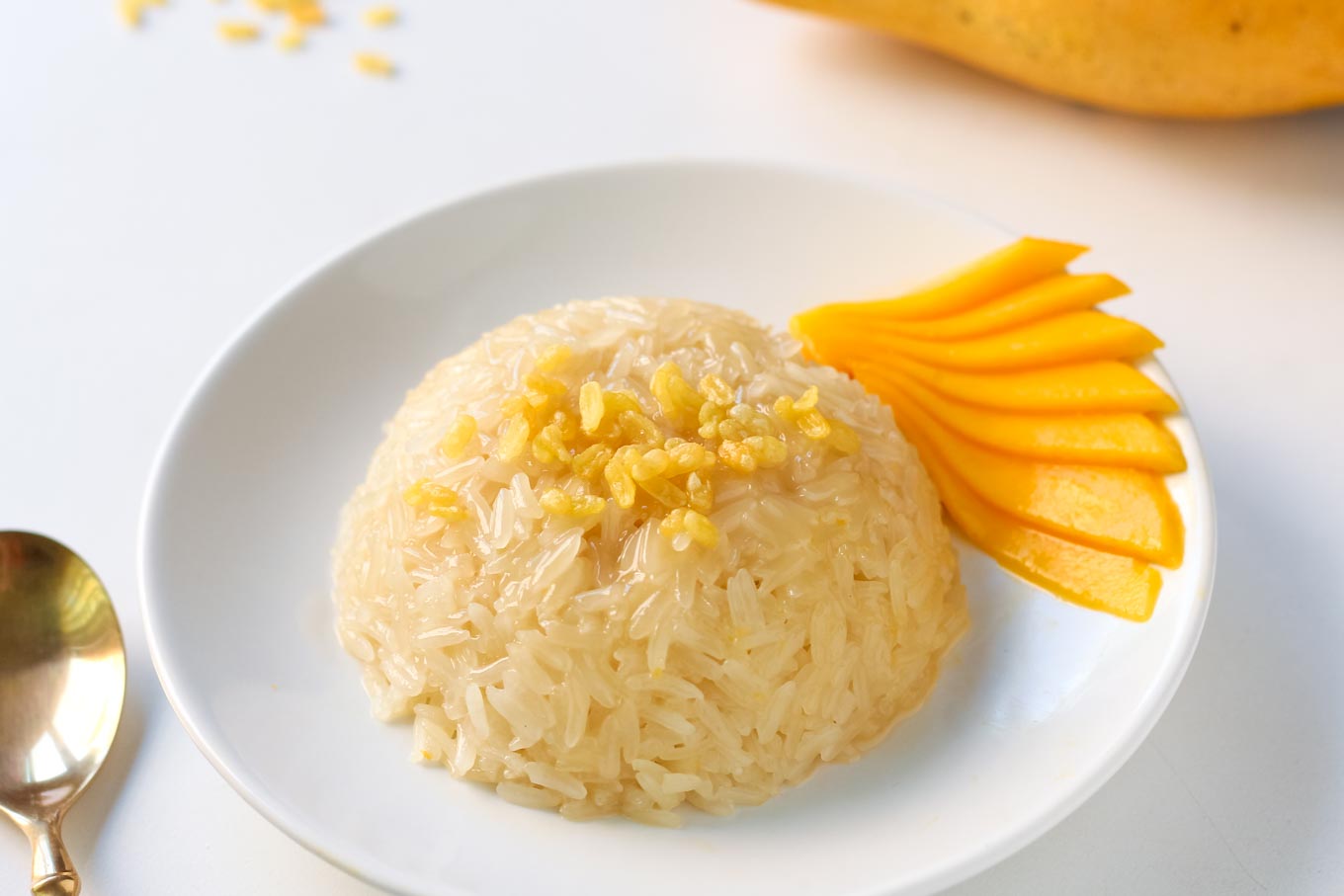 Thai Mango Sticky Rice Dessert Recipe Leelalicious