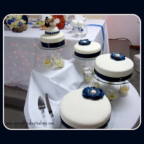 Four Tiers of Wedding Cake BrideMade