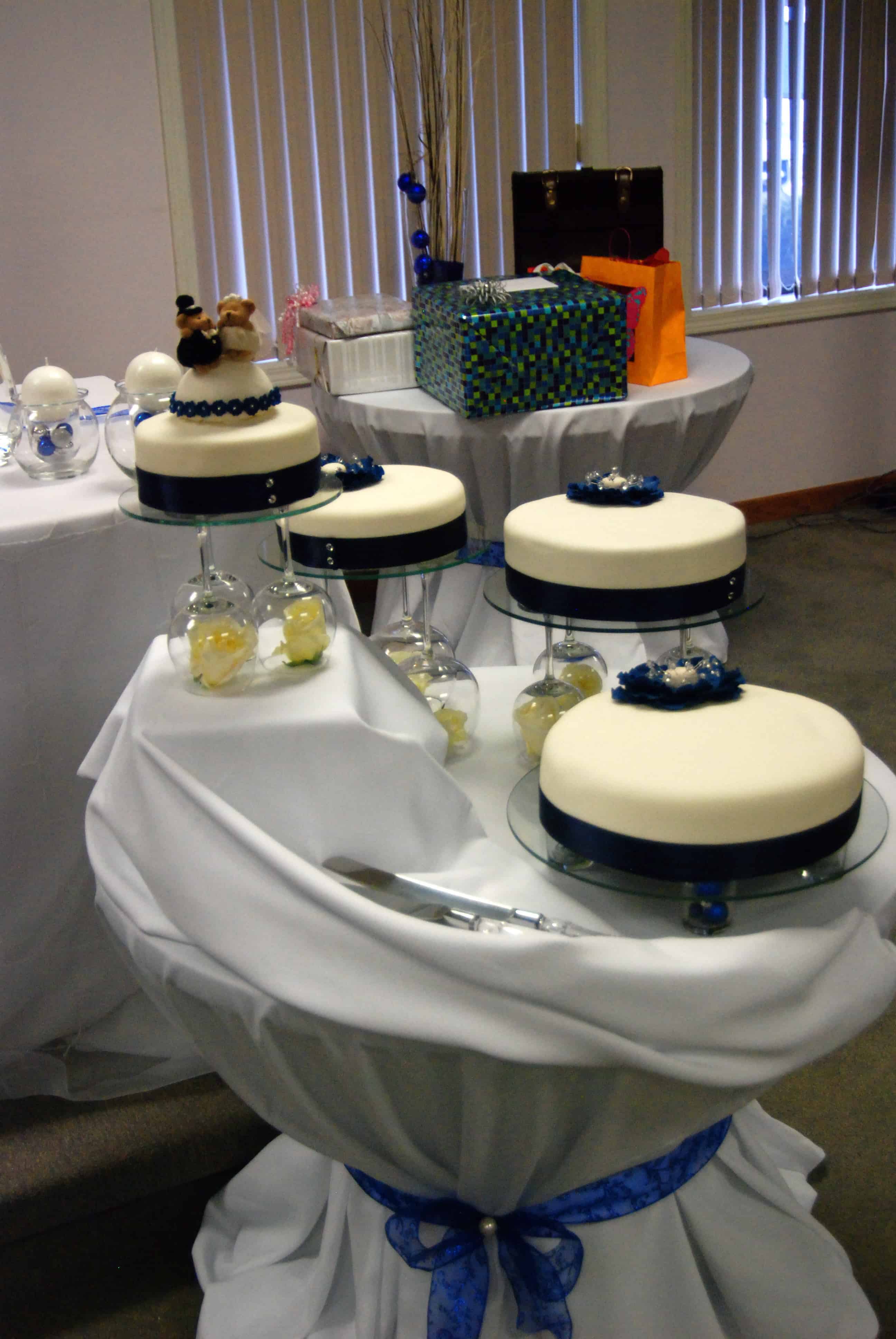 Wedding Cake with Four Tiers
