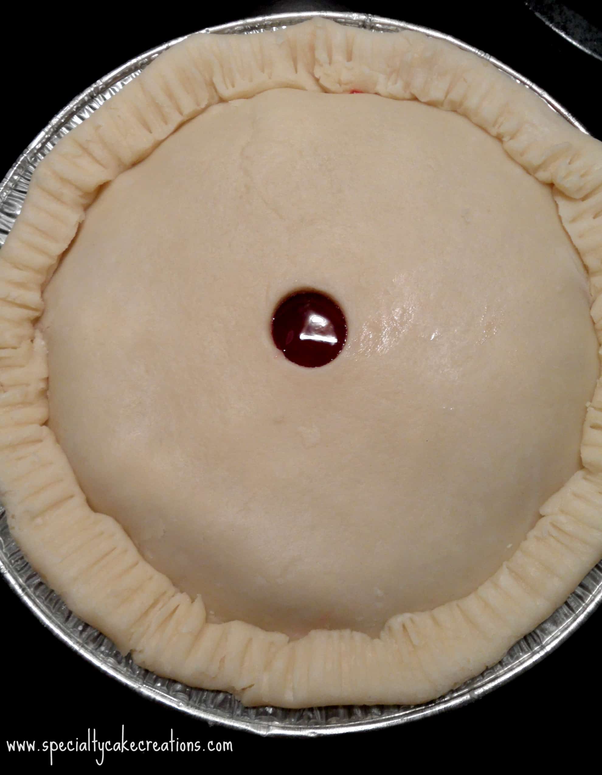Assembled Pie Before Baking
