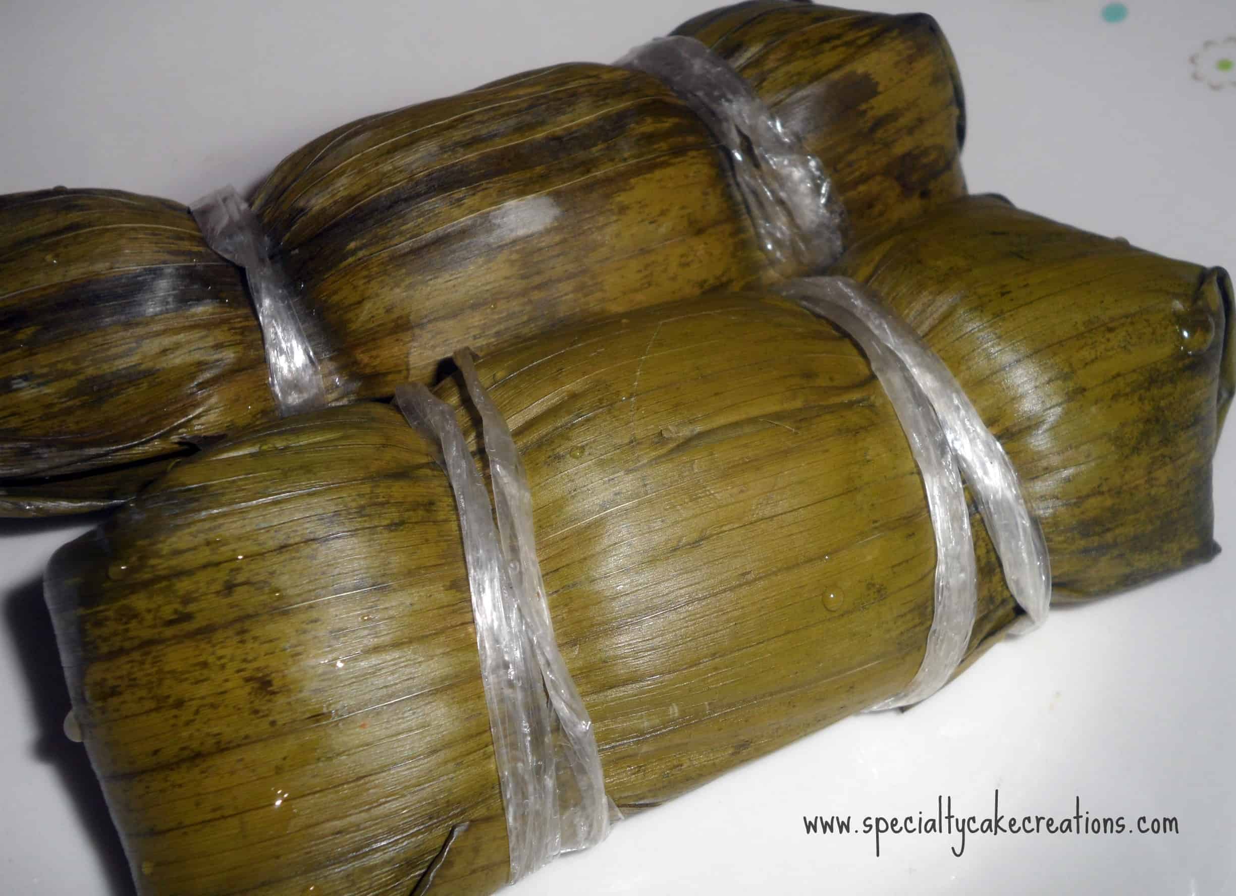 Banana Leaves with Sticky Rice