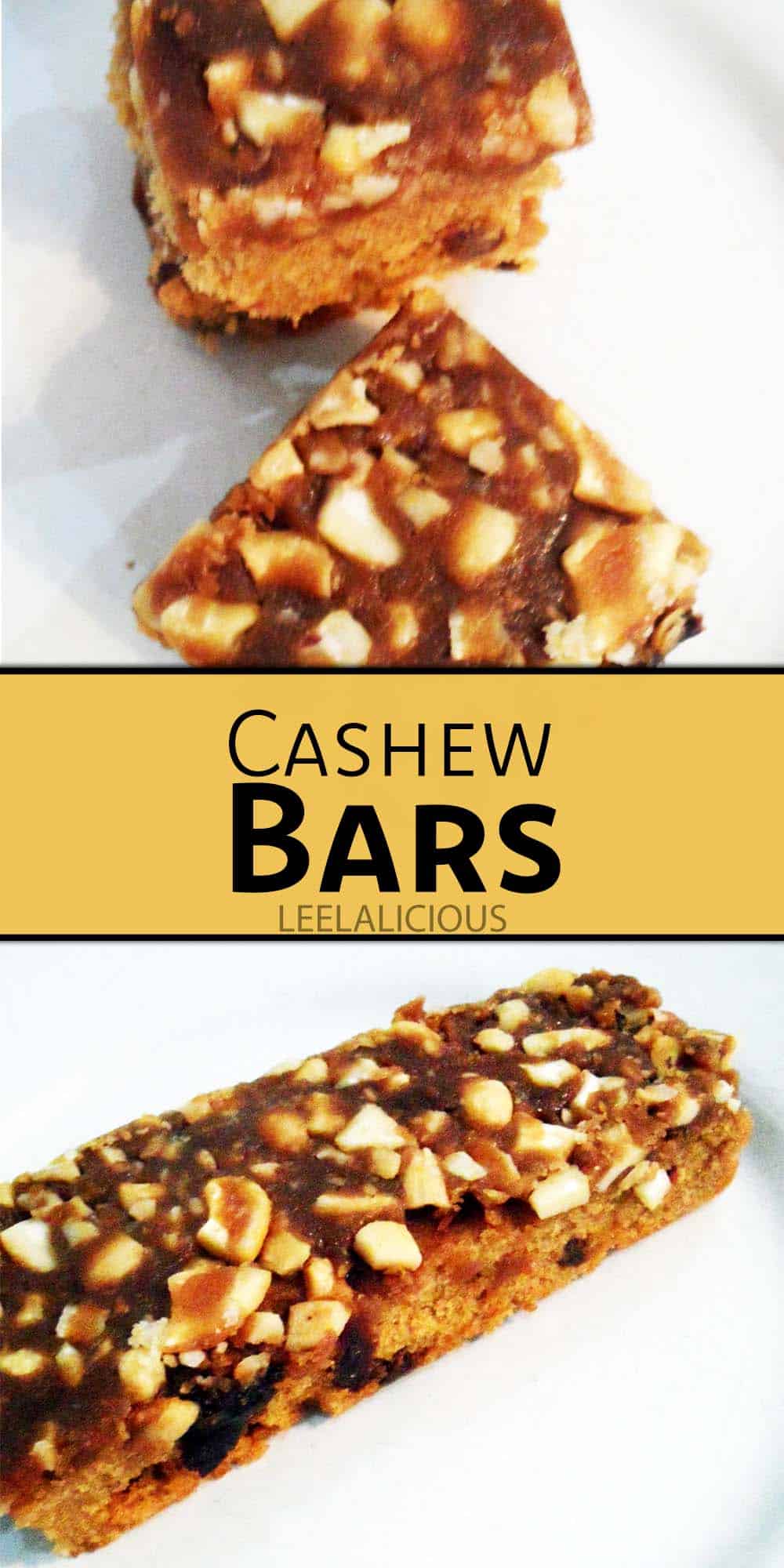 Cashew Bars Recipe