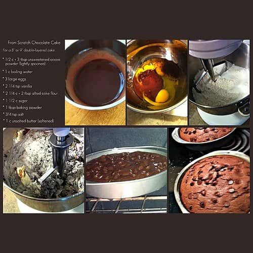Chocolate Cake From Scratch Montage