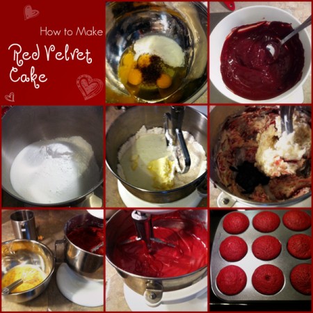 Red Velvet Cupcake Montage