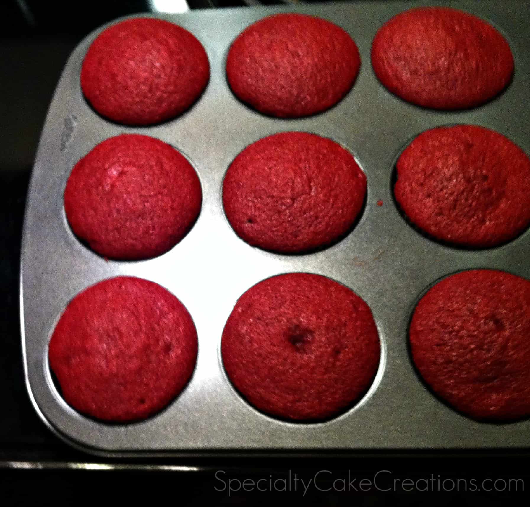 Red Velvet Cupcakes in Tin