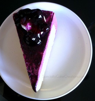 Mousse Cake with Blueberries