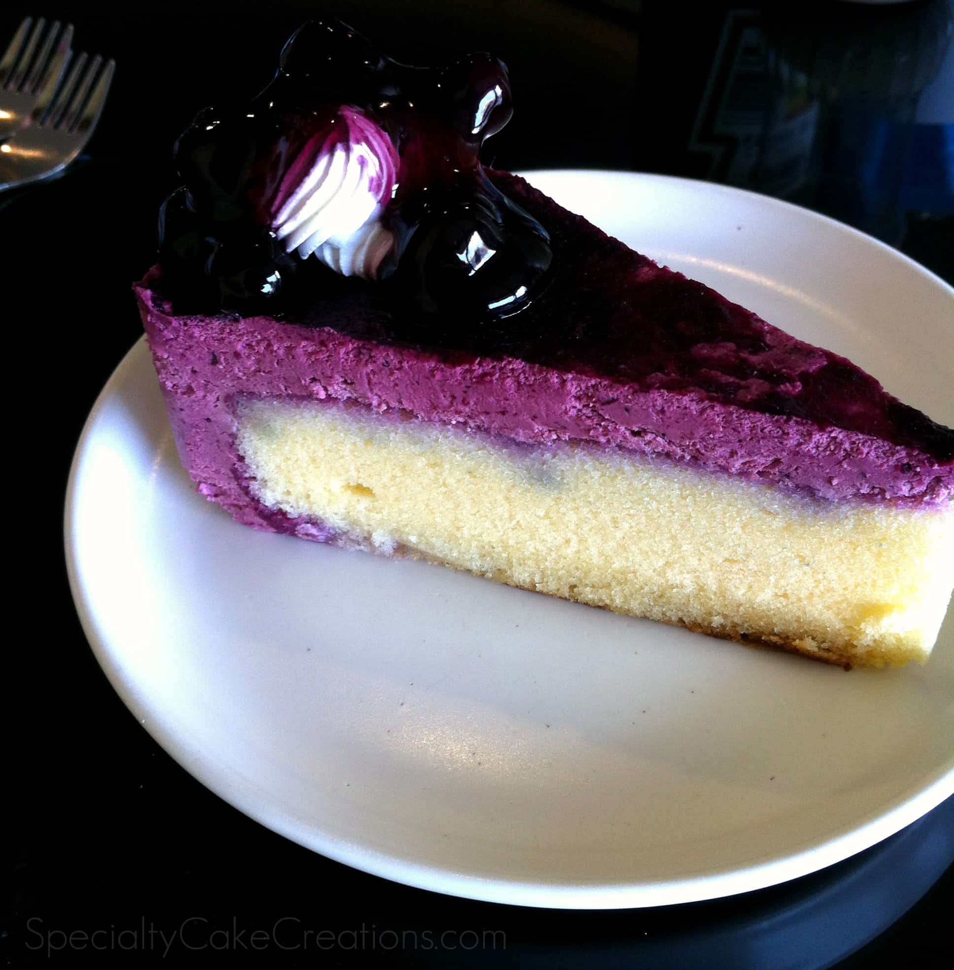 Side of Blueberry Mousse Cake