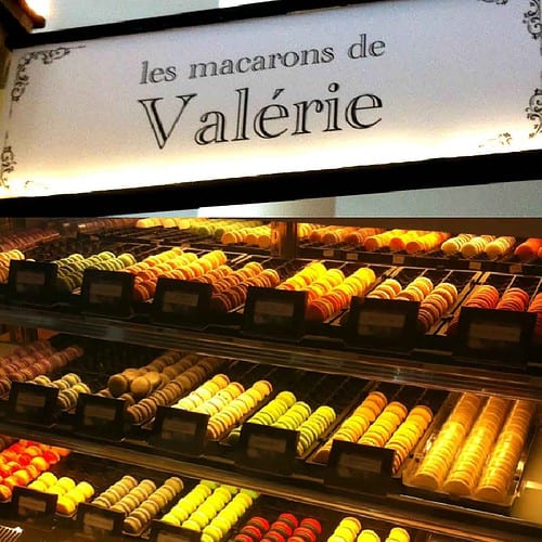 Display of Macarons