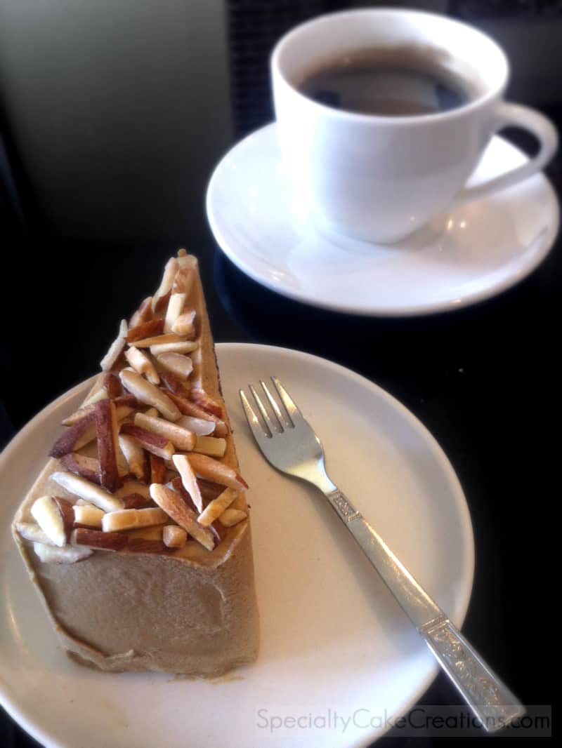 Mocha Almond Cake with Coffee