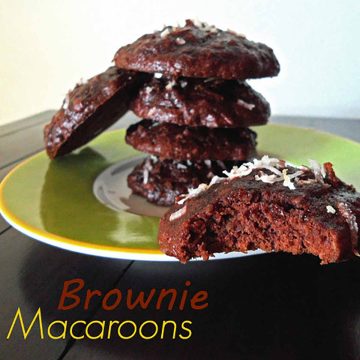 Stacked Brownie Macaroons
