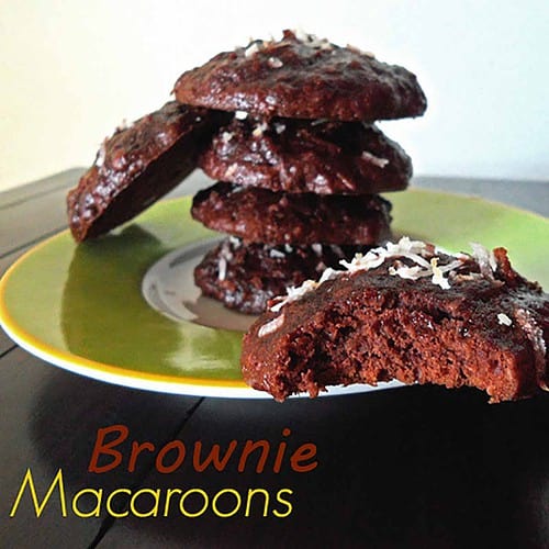 Stacked Brownie Macaroons