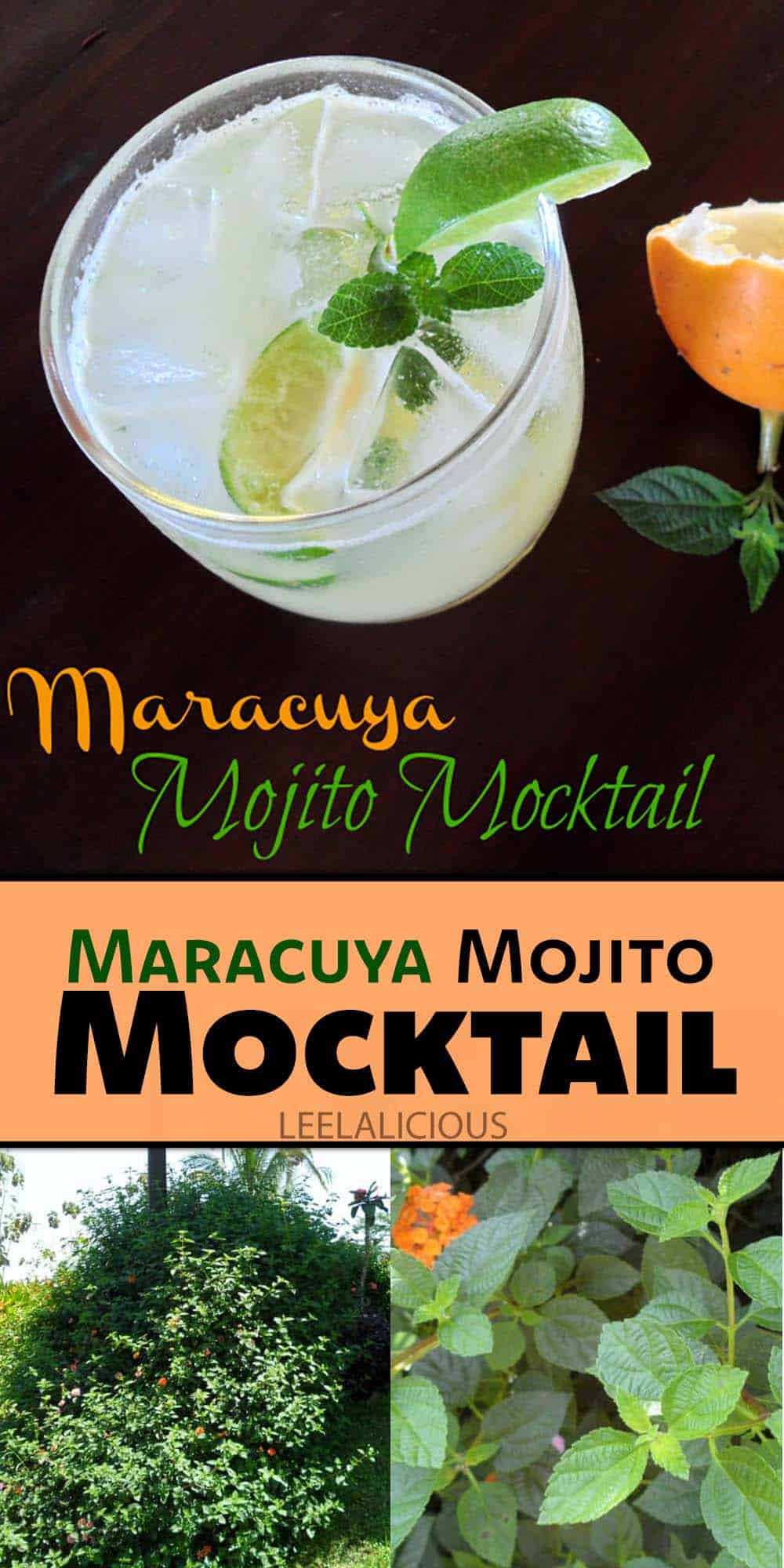 Passion Fruit Mojito Mocktail
