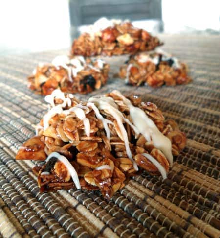 Drizzled Granola Clusters