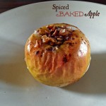 Baked Apple on Plate