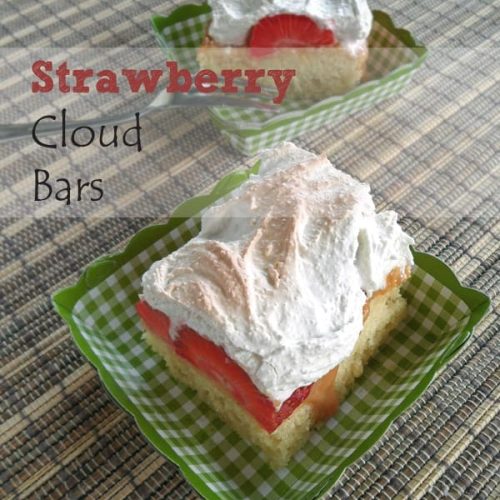 Strawberry Cloud Cake Bites