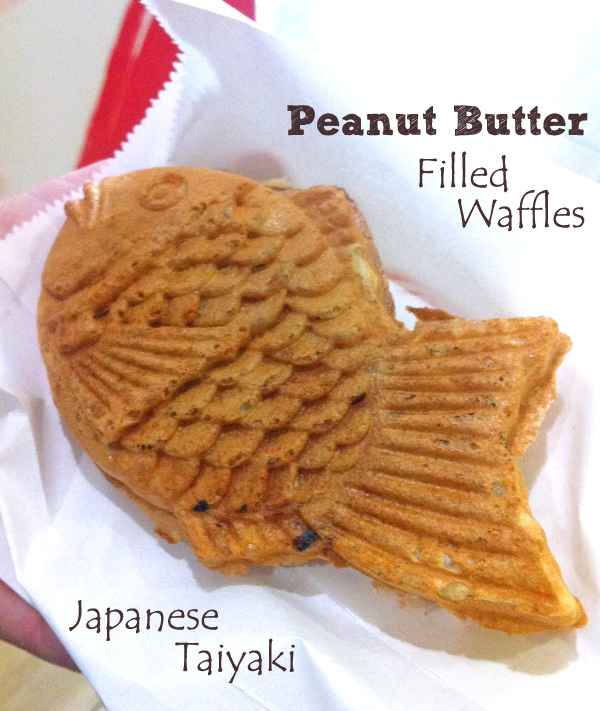 Peanut Butter Filled Waffles