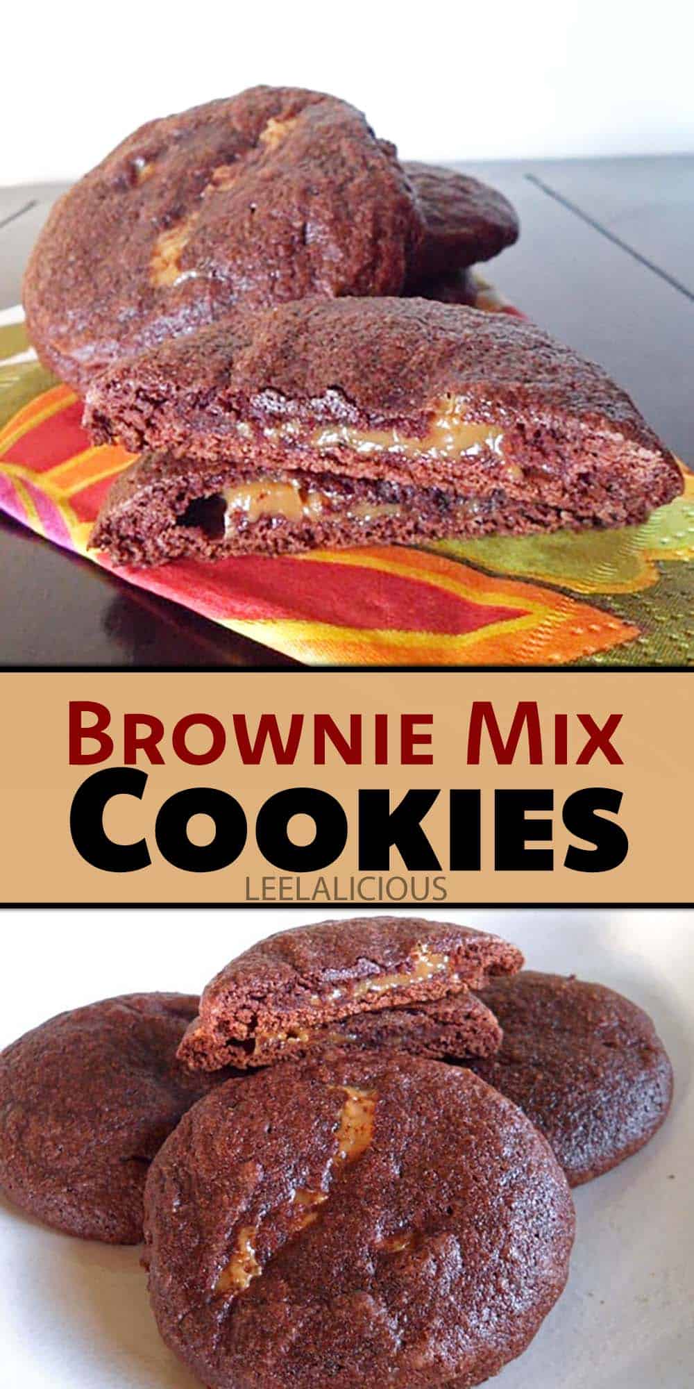 Dulce de Leche Brownie Mix Cookies Recipe