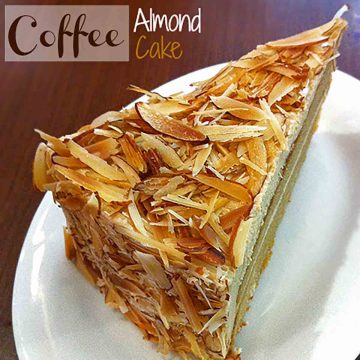 Coffee Almond Cake Recipe