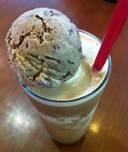 Coffee Frappe with Ice Cream