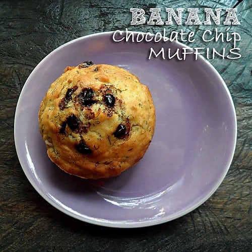 Banana Chocolate Chip Muffins Recipe