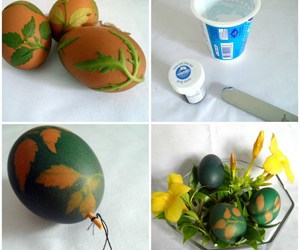 Easter Eggs with Food Coloring