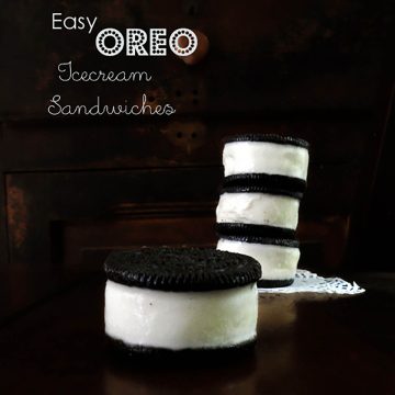 Oreo Ice Cream Sandwich Recipe