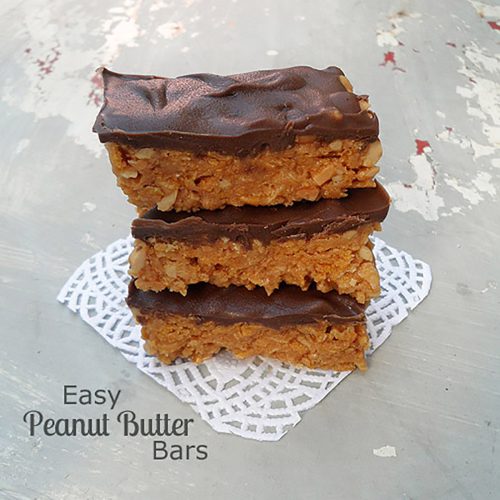 Peanut Butter Cornflake Bars Recipe