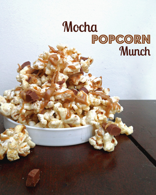 Pile of Mocha Popcorn