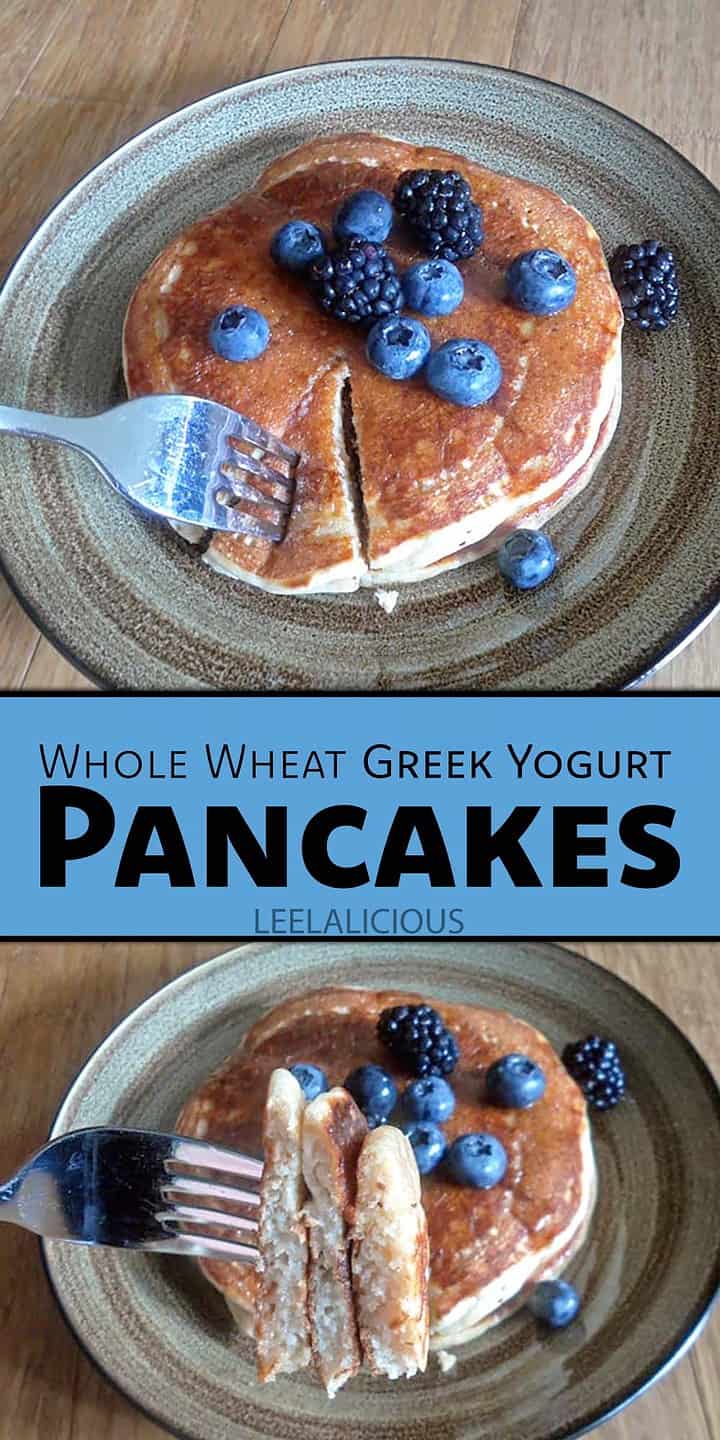 Healthy Whole Wheat Pancakes » LeelaLicious