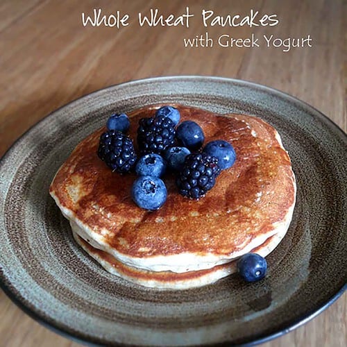 Healthy Whole Wheat Pancakes Recipe