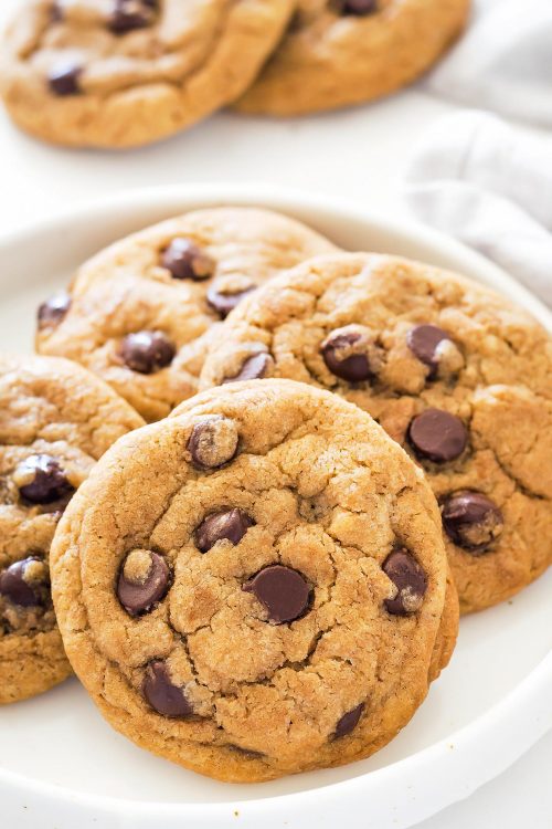 Coconut Oil Chocolate Chip Cookies » LeelaLicious