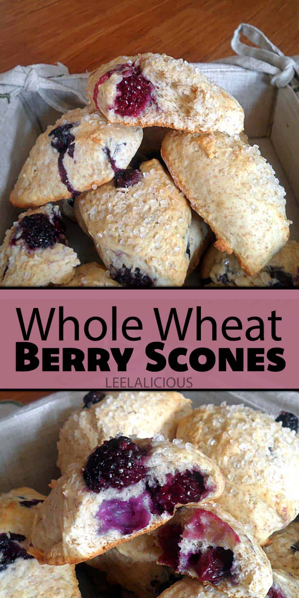 Whole Wheat Berry Scones