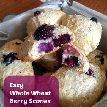 Whole Wheat Berry Scones Recipe