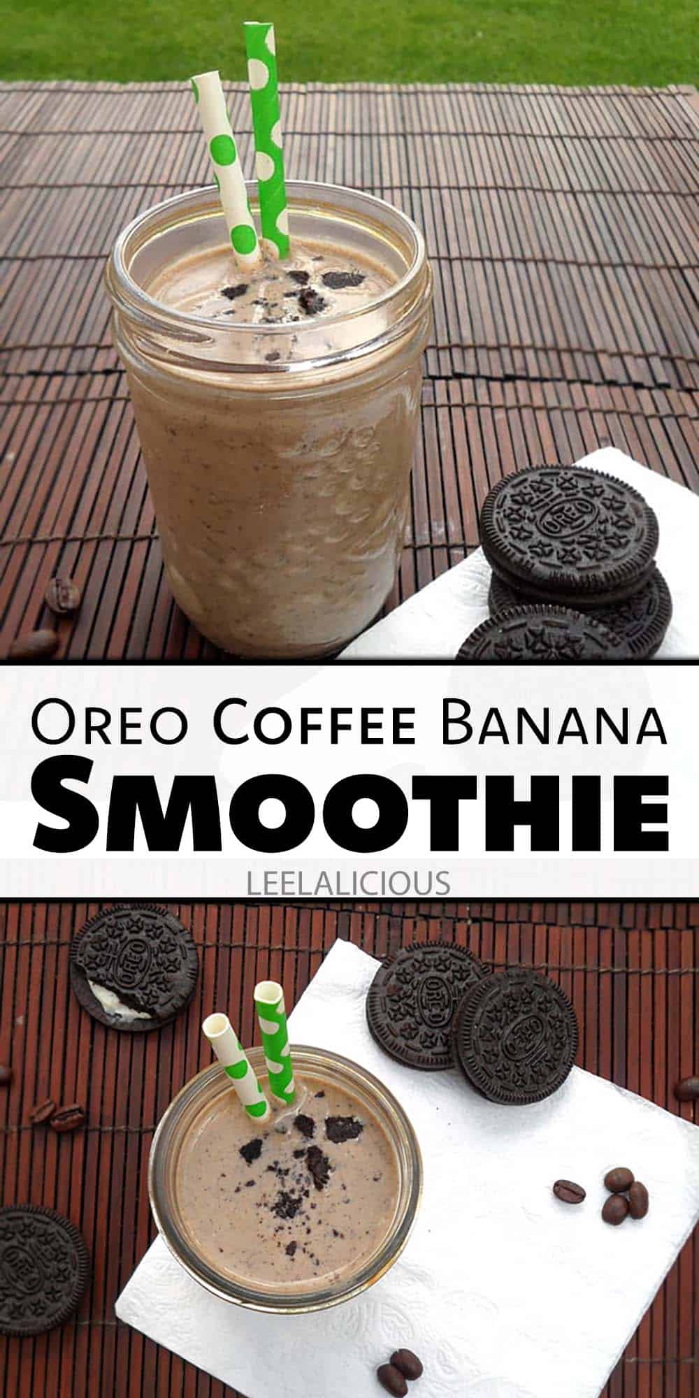 Oreo Coffee Banana Smoothie