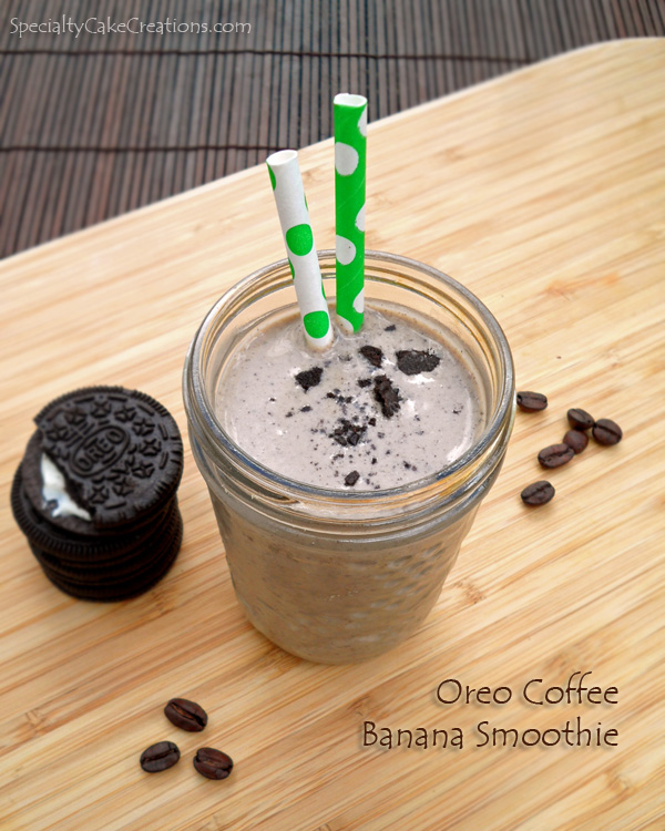 Skinny Oreo Coffee Milkshake Jar