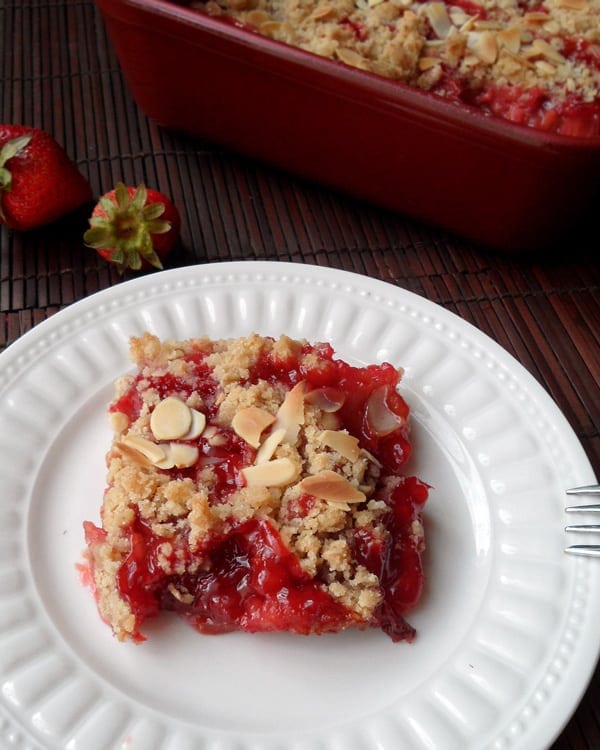 Gluten-free Strawberry Rhubarb Crisp