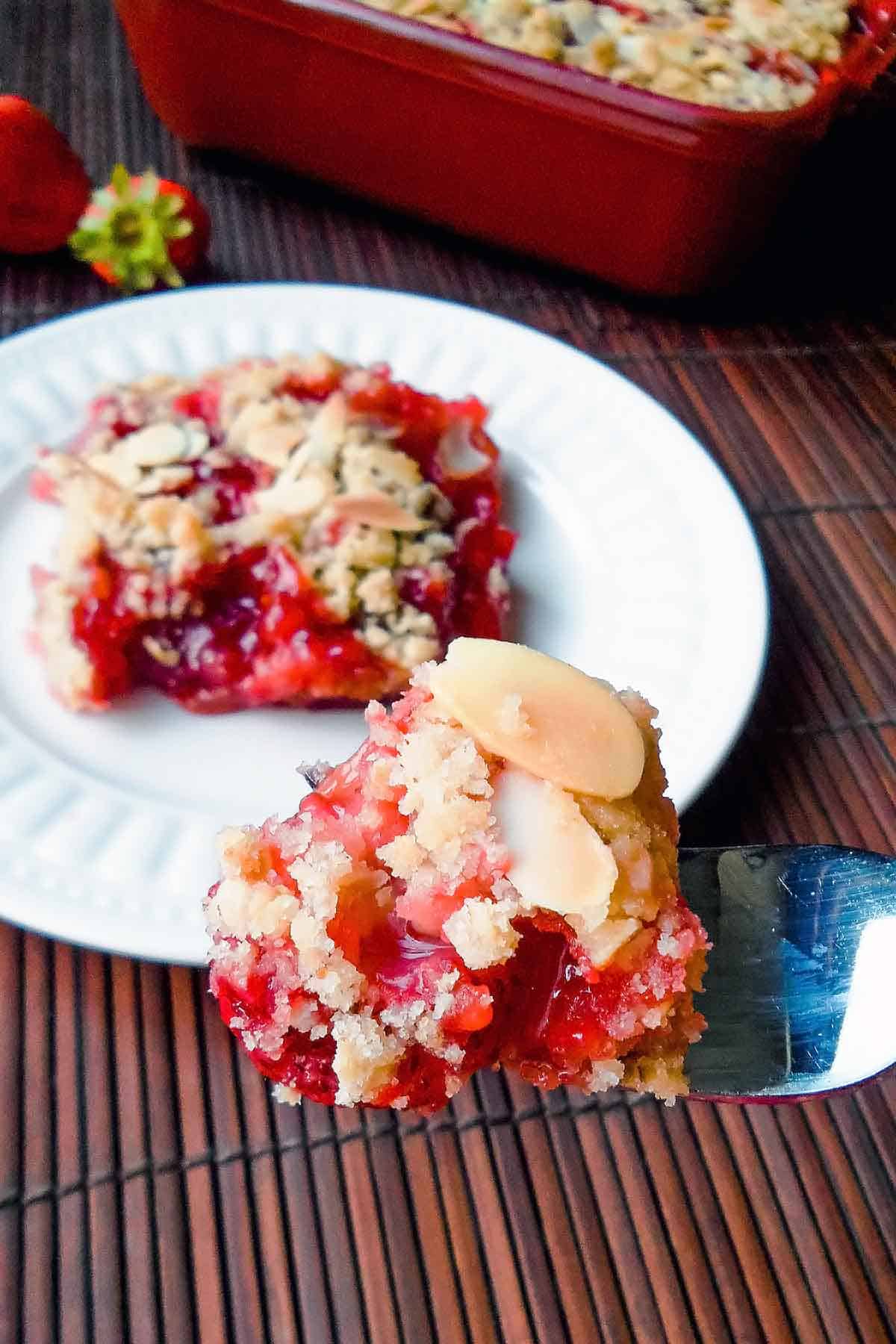 recipe for strawberry rhubarb crisp