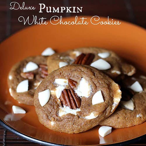 Deluxe Pumpkin White Chocolate Cookies Recipe