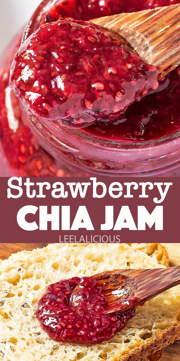 Raw Chia Seed Strawberry Jam