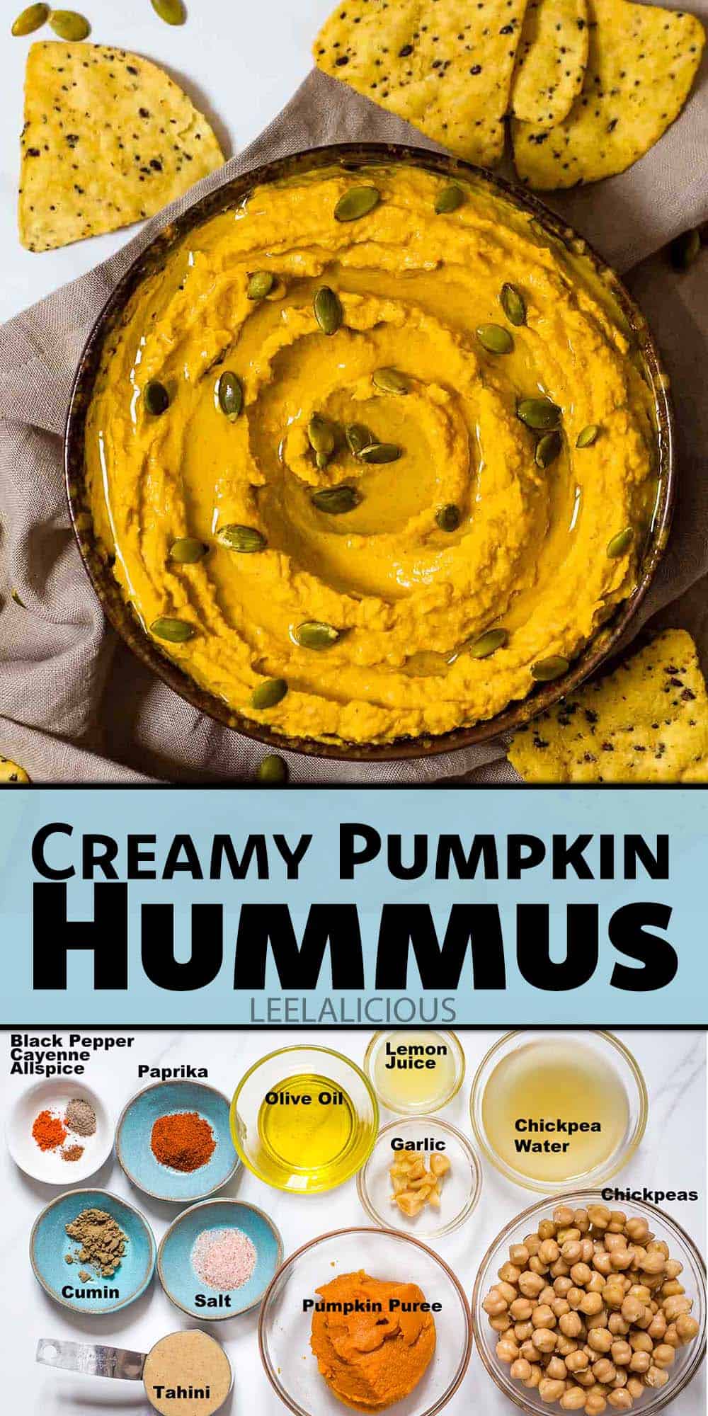 Creamy Pumpkin Hummus