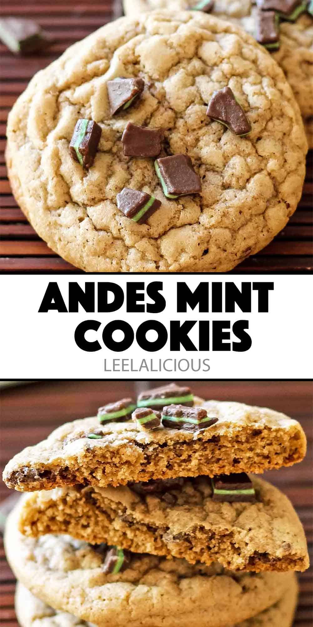 andes mint chocolate cookies pin images