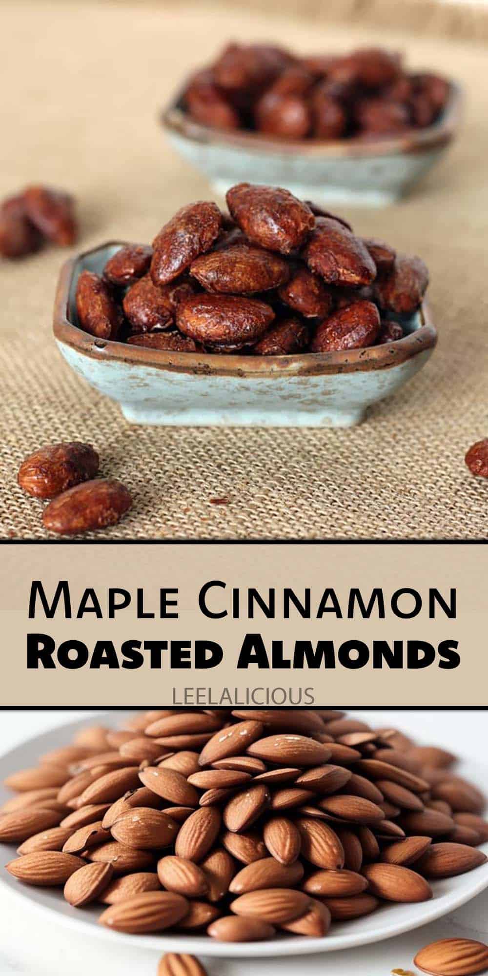 Maple Cinnamon Roasted Almonds