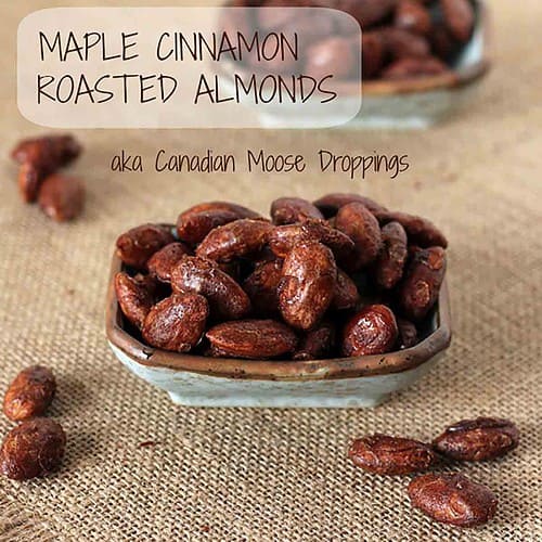 Maple Cinnamon Roasted Almonds Recipe
