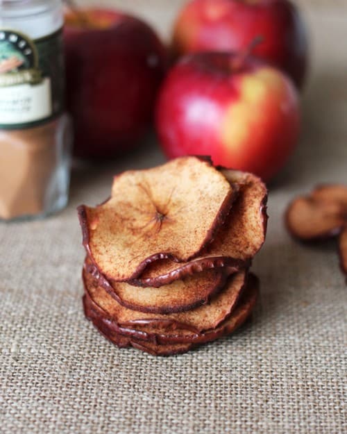 Cinnamon-Maple Apple Chips