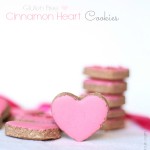 Pink Cinnamon Heart Cookies