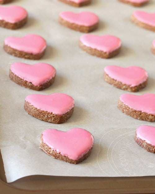 Gluten Free Almond Cinnamon Heart Cookies (Zimtsterne) For Valentine's Day