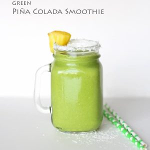 Green Coconut Pineapple Smoothie
